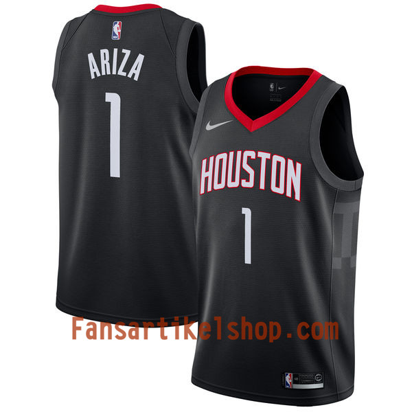 NBA Houston Rockets Trikot Trevor Ariza 1 Nike 2017-18 Schwarz Swingman - Herren